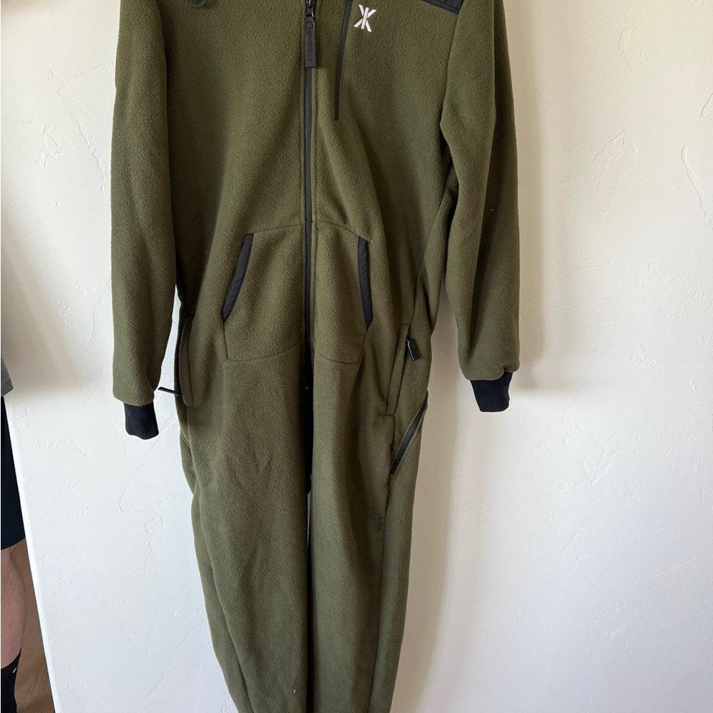 Men's Olive Green Full-Zip Jacket